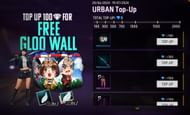 Urban Top Up इवेंट (Image via Garena)